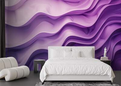 Purple gradient textured background. gradient background with wave shapes Wall mural