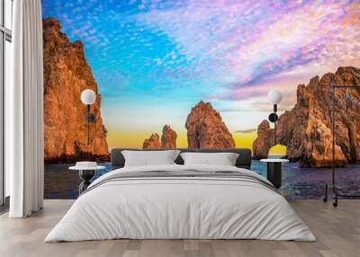 Sunset Over El Arco Wall mural