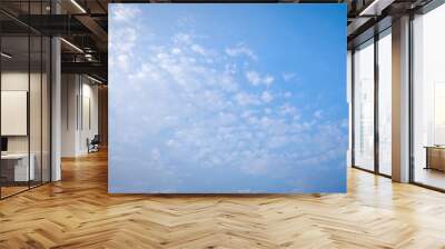 white cloud on clear sky Wall mural