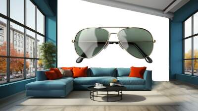 Aviator glasses . isolated object, transparent background Wall mural