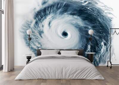 Cyclone, transparent background. Wall mural