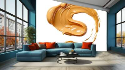 Peanut butter stroke Wall mural