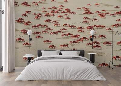 Crabs Wall mural