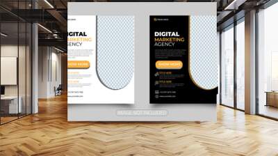 Digital marketing agency social media post Wall mural