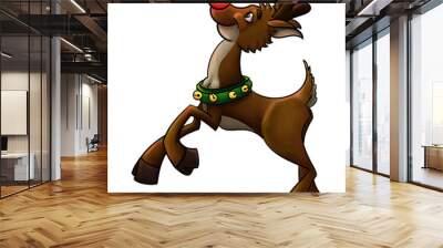 rudolph the red nose reindeer Wall mural