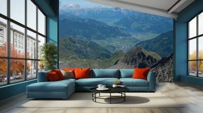 Alpes de Austria en verano Wall mural