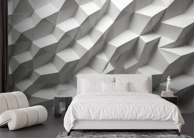 abstract background with cubes Wall mural