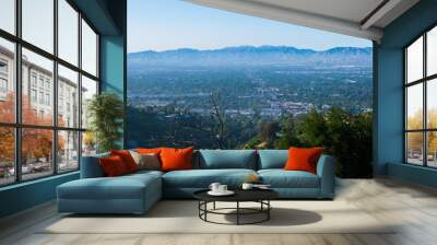 view of mountains in San Fernando Valley Wall mural