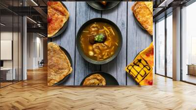 Fish Maw Soup, Toast and Roti Selections Wall mural