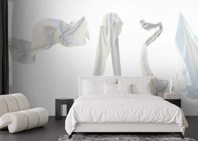 flying fabric, drape, clothing  satin, silk, velvet Wall mural