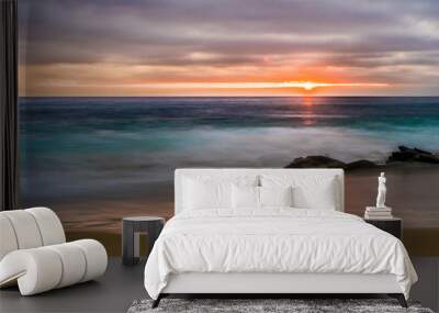 Windansea Beach at Sunset Wall mural