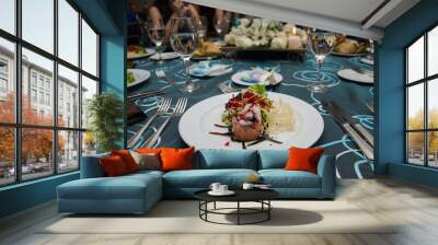 Luxury meal Wall mural