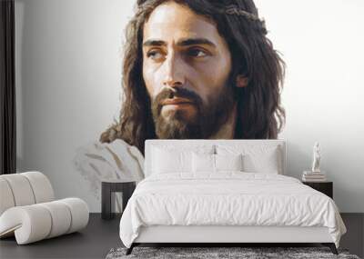 Portrait of Jesus Christ Wall mural