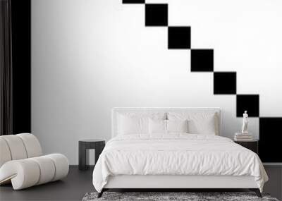 vector of a pixel style cursor Wall mural