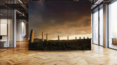 dramatic brodgar Wall mural