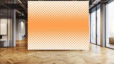 Halftone dot pattern background - vector design from circles Wall mural