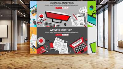 Business Concept with Doodle design style :finding solution Wall mural