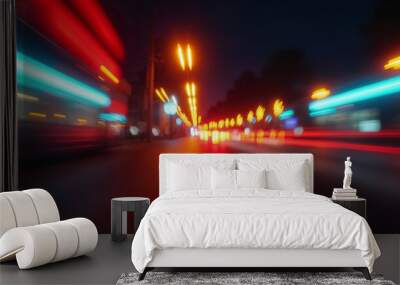 bokeh lights Wall mural