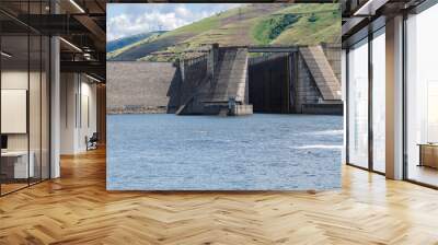 The navigation lock at Lower Granite Lake Dam on the Snake River, Washington, USA Wall mural