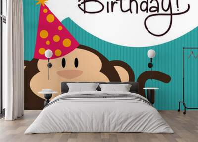 Happy birthday Wall mural