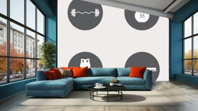 Sport objects Wall mural