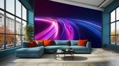 Abstract futuristic design for advertising, technology or business presentation Wall mural