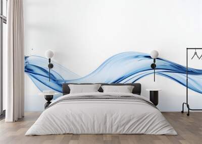 blue water wave Wall mural