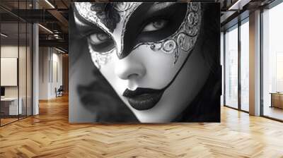 Carnival of Black and Whites Wall mural