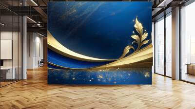 nice and colorful wallpaper background with abstract shape high-resolution Wall mural