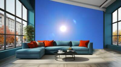 sun and clouds Wall mural