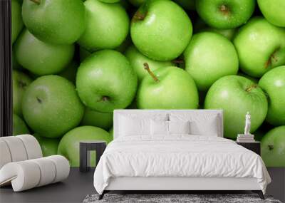 Apple background Wall mural