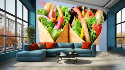 Chicken wrap salad Wall mural