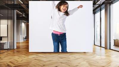 jumping celebration child Wall mural