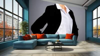 proud businesswoman Wall mural