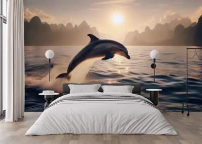 Dolphins Wall mural