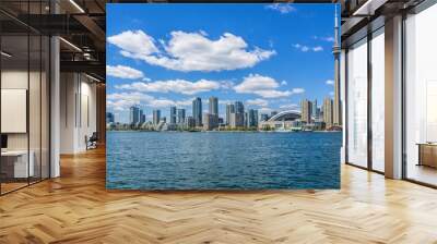 Beautiful Toronto's skyline over Lake Ontario. Toronto, Ontario, Canada. Wall mural