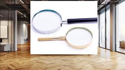 two magnifying glass Wall mural