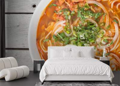 vegetarian central vietnamese hot and spicy soup Wall mural