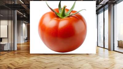 tomato isolated on white background Wall mural