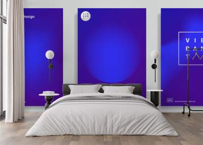 Trendy abstract design templates Wall mural