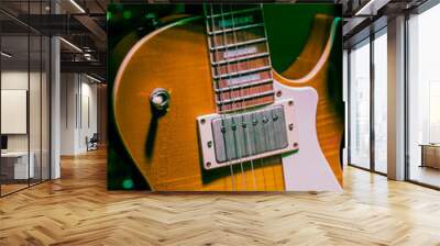 electric guitar close up musical instrument Wall mural