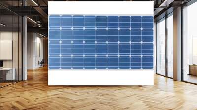 solar battery on white background close up Wall mural