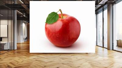 apple fruit food red isolated healthy white fresh diet delicious ripe juicy organic vegetarian leaf health sweet freshness natural pumpkin nutrition nature agriculture eat autu Wall mural