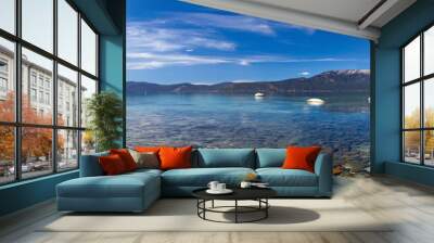 lake tahoe panoramic beach landscape Wall mural