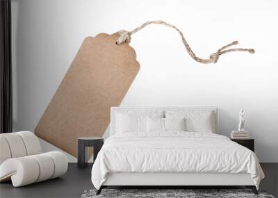 blank price tag Wall mural