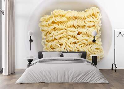 instant ramen dried block Wall mural