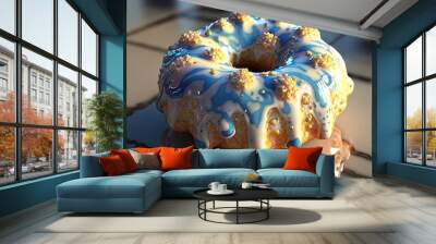 A shibori doughnut Wall mural