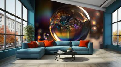 Blurred refraction lights Wall mural