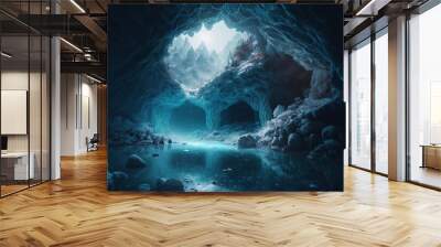 Secret cave Wall mural