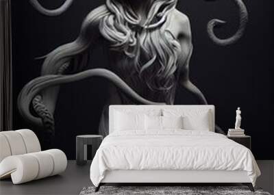 This is a 3D illustration of Wall mural